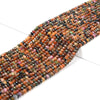 Natural Multi Color Tourmaline Gemstone Grade AA Micro Faceted Rondelle 4X2MM Loose Beads (P87)