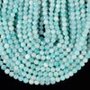 Mint Blue Jade Gemstone Round 6MM Loose Beads 14.5 inch Full Strand (80020221-D628)