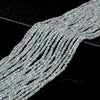 Natural Dominican Larimar Gemstone Grade A 2MM Micro Faceted Round Loose Beads 15 inch Full Strand (80018187-P95)
