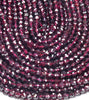 4MM Natural Purple Red Garnet Gemstone Micro Faceted Round Loose Beads 15.5 inch Full Strand (80017910-P83)