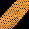Orange Lava Gemstone Cross 11X9MM Loose Beads (D649)