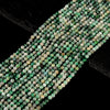 Natural Colombia Emerald Gemstone Grade A Micro Faceted Round 4MM Loose Beads 15 inch Full Strand (80020689-P119)