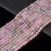 Pink Green Jade Gemstone Round 6MM Loose Beads 14.5 inch Full Strand (80020214-D627)