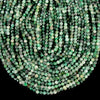 Natural Colombia Emerald Gemstone Grade A Micro Faceted Round 4MM Loose Beads (P119)