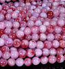 Red Pink Persian Jade Gemstone Round 6MM 8MM 10MM Loose Beads (D574)