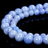 Blue Lace Agate Gemstone Round 6MM 8MM Loose Beads (D517)