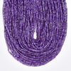 Natural Amethyst Gemstone Grade AAA Faceted Diamond Cut Cube 2MM Loose Beads (P116)