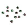 Ruby Zoisite Jasper Gemstone Large Hole Beads Rondelle Donut 14MM BULK LOT 2,6,12,24,50 Beads (80021181-S63)