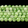 Lime Green Jade Gemstone Round 8MM Loose Beads 14.5 inch Full Strand (80020085-D618)
