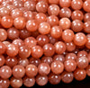 Natural Natural Sunstone Gemstone Grade AAA Round 6MM 8MM 10MM Loose Beads (D499)