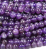 Natural Amethyst Gemstone Grade AA Round 5MM 6MM 8MM 9MM 10MM Loose Beads (D493)