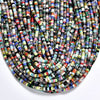 Multi Color Mix Stones Gemstone Heshi Rondelle Slice 4X2MM Loose Beads 14.5 inch Full Strand (80019475-P105)