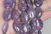 20X15mm Purple Lepidolite Gemstone Grade AA Oval Loose Beads 15.5 inch Full Strand (90188247-662)