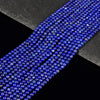 Natural Lapis Gemstone Grade AA Round 3MM 4MM 5MM Loose Beads 15 inch Full Strand (P118)