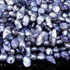 Fireball Baroque Freshwater Blue Pearl Gemstone Baroque 7-17MM Loose Beads 7 inch Half Strand (80018859-S27)