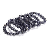 Natural Iolite Gemstone Round Bracelet 8MM 10MM 12MM 7.5 inch 8 inch Strand (S50)