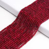 Ruby Red Color Jade Gemstone Rondelle 4X2MM Loose Beads 14.5 inch Full Strand (80020057-D616)