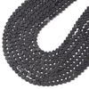 Black Lava Gemstone Love Heart 6MM Loose Beads (D643)