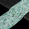 Blue Green Jade Gemstone Round 4MM Loose Beads 14.5 inch Full Strand (80020079-D617)