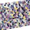 Natural Rainbow Fluorite Gemstone Pebble Nugget 8-10MM 10-12MM Loose Beads (D467)