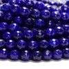 Lapis Blue Jade Gemstone Facetecd Round 8MM Loose Beads (D632)
