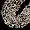 Natural Botswana Agate Gemstone Stick Pebble Chip 9-17MM Loose Beads (D713)