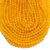 Yellow Jade Gemstone Round 6MM Loose Beads 14.5 inch Full Strand (80020227-D628)