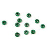 Malachite Gemstone Large Hole Beads Rondelle Donut 14MM BULK LOT 2,6,12,24,50 Beads (80021183-S63)