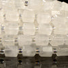Natural Rock Crystal Clear Quartz Gemstone Faceted Round Tube Hexagon 10X8MM Loose Beads (D720)