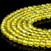 Natural Peridot Jade Gemstone Grade AAA 4-5MM Micro Faceted Round Loose Beads 15 inch Full Strand (80018215-P97)