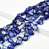 Fireball Baroque Freshwater Blue Pearl Gemstone Baroque 8-10MM Loose Beads 7 inch Half Strand (80018905-S32)