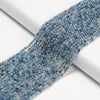 Natural Aquamarine Gemstone Grade AA Micro Faceted Round 3MM Loose Beads 15 inch Full Strand (P119)