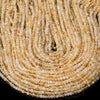 Natural Citrine Gemstone Grade AA Micro Faceted Rondelle 4X3MM Loose Beads (P91)
