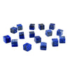 Natural Lapis Lazuli Gemstone Grade A Square Cube 11-12MM Loose Beads 6 Beads (80019011-D523)