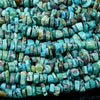 100% Genuine Natural Turquoise Blue Green Gemstone Pebble Nugget Slice Chip 4MM 7-9MM 8-10MM Loose Beads (D428)