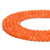 Carnelian Orange Jade Gemstone Round 8MM Loose Beads 14.5 inch Full Strand (80020231-D629)