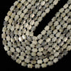 Natural Labradorite Gemstone Faceted Round Tube Hexagon 10X8MM Loose Beads (D724)