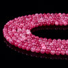 Ruby Red Jade Gemstone Round 6MM Loose Beads 14.5 inch Full Strand (80020220-D628)