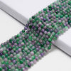 Purple Green Jade Gemstone Round 6MM Loose Beads 14.5 inch Full Strand (80020228-D628)