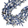 Natural Kyanite Gemstone Stick Pebble Chip 16-31MM Loose Beads (D715)