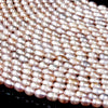 Natural Freshwater Purple Pink Pearl Gemstone Rice 5-8MM Loose Beads (S31)