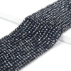 Natural Black Tourmaline Gemstone Grade AA Micro Faceted Rondelle 5X3MM Loose Beads (P90)