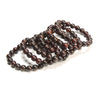 Natural Dark Rosewood Round Bracelet 6MM 8MM 10MM 12MM 7.5 inch Strand (S61)