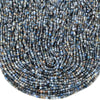 Natural Blue Kyanite Gemstone Grade A 2MM Micro Faceted Round Loose Beads 15 inch Full Strand (80018200-P95)