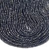 Natural Silver Obsidian Gemstone Grade AA Micro Faceted Round 3MM Loose Beads 15 inch Full Strand (80018439-P101)