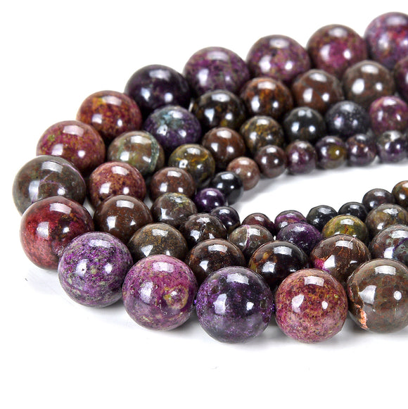 Natural Atlantisite Stichtite Gemstone Grade AA Round 6MM 7MM 8MM 10MM Loose Beads (D531)