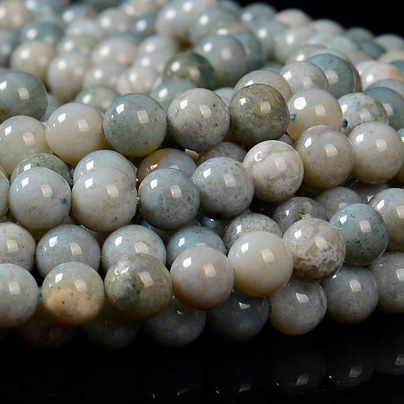 Natural Blue Ocean Jasper Gemstone Grade A Round 7MM 8MM 9MM 10MM Loose Beads (D590)