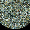 Natural Blue Opal Gemstone 2MM Micro Faceted Round Loose Beads 15 inch Full Strand (80018161-P93)