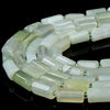 Natural New Jade Gemstone 12X8MM Faceted Cylinder Round Tube Loose Beads (D464)