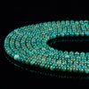 Natural Russian Amazonite Gemstone Grade AA Round 4MM 5MM 6MM 7MM Loose Beads 7.5 inch Half Strand (P112)